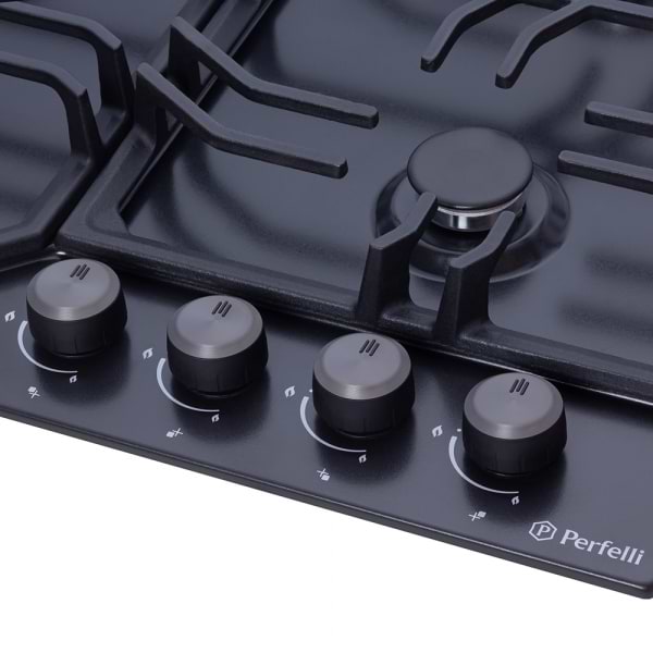 Фото - Варильна поверхня газова Perfelli HGM 61674 BL