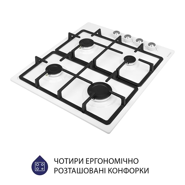 Фото - Варильна поверхня газова Minola MGM 615204 WH
