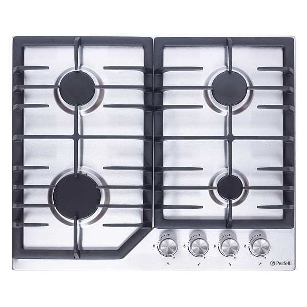 Фото - Варильна поверхня газова Perfelli DIAMOND M69C INOX