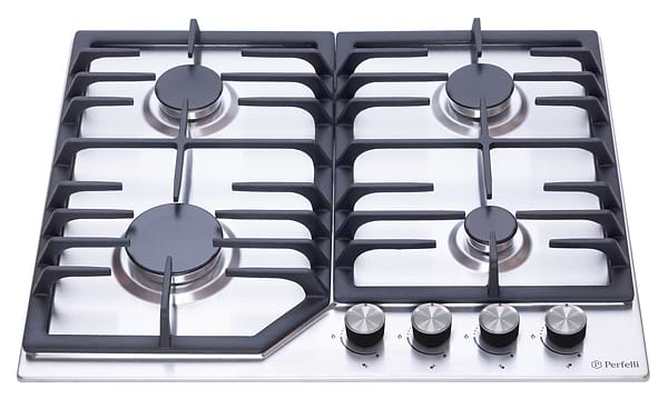Фото - Варильна поверхня газова Perfelli DIAMOND M69C INOX
