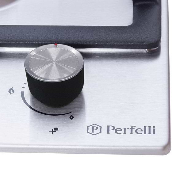 Фото - Варильна поверхня газова Perfelli DIAMOND M69C INOX