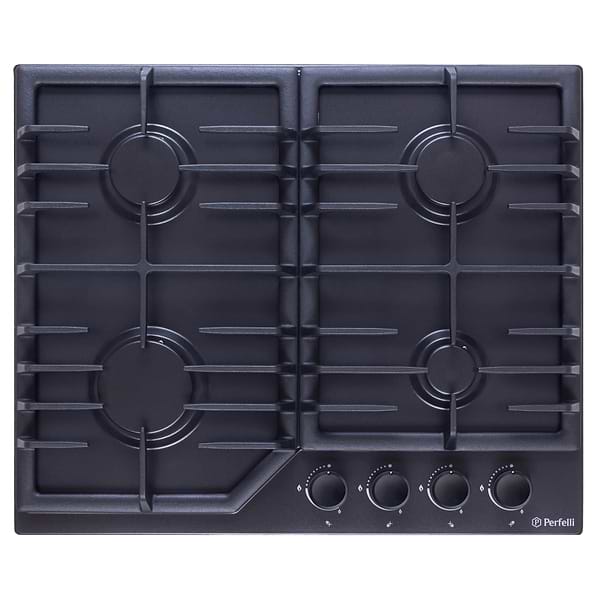 Фото - Варильна поверхня газова Perfelli DIAMOND M69C NERO