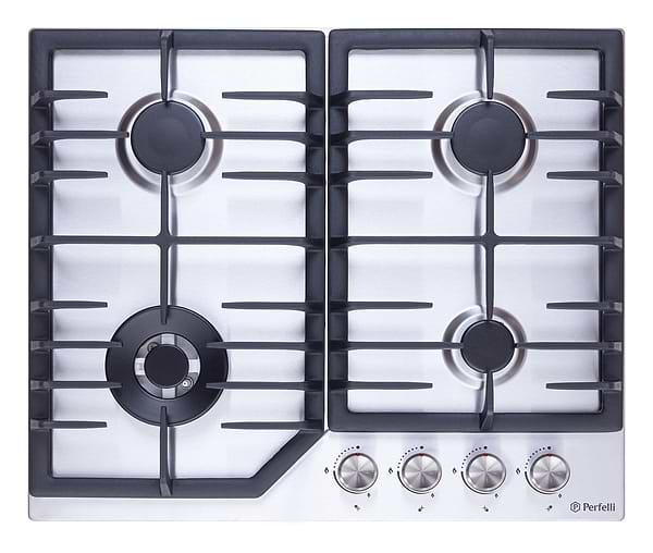 Фото - Варильна поверхня газова Perfelli DIAMOND MW69C INOX