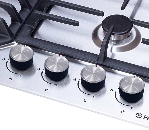 Фото - Варильна поверхня газова Perfelli DIAMOND MW69C INOX