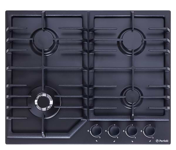 Фото - Варильна поверхня газова Perfelli DIAMOND MW69C NERO