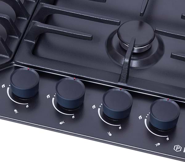 Фото - Варильна поверхня газова Perfelli DIAMOND MW69C NERO