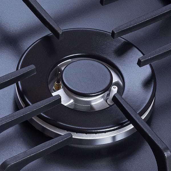 Фото - Варильна поверхня газова Perfelli DIAMOND MW69C NERO