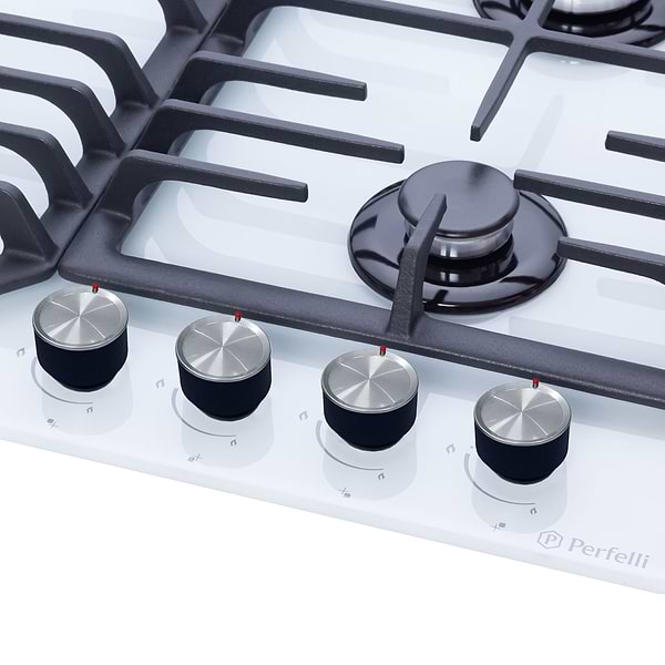 Фото - Варильна поверхня газова Perfelli DIAMOND G69C BIANCO