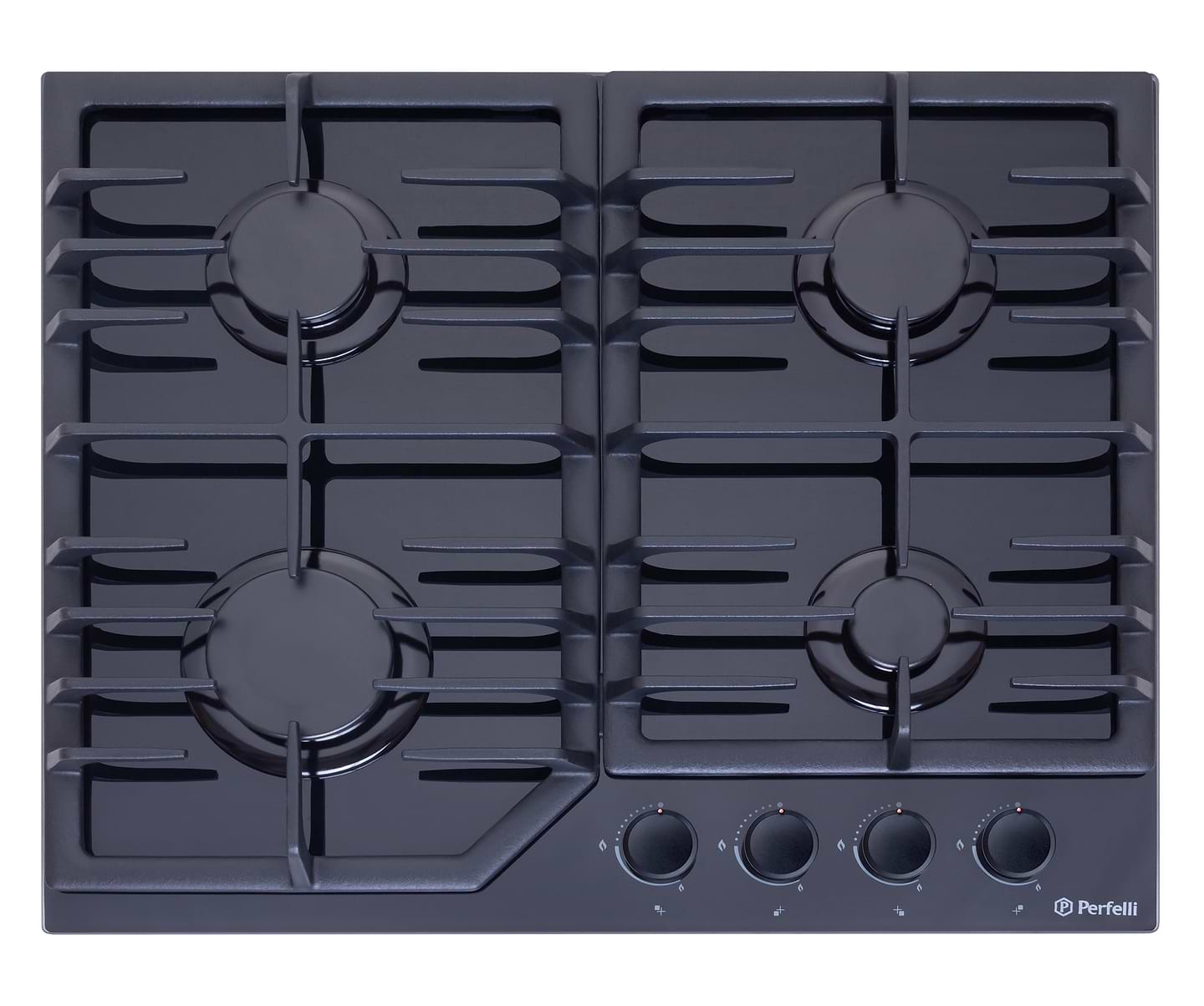 Варильна поверхня газова Perfelli DIAMOND G69C NERO - Фото 1