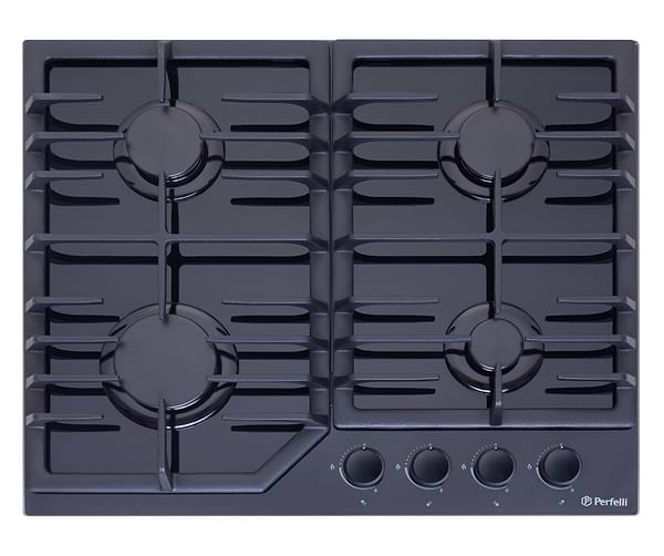Фото - Варильна поверхня газова Perfelli DIAMOND G69C NERO