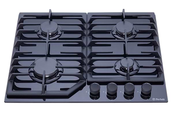 Фото - Варильна поверхня газова Perfelli DIAMOND G69C NERO