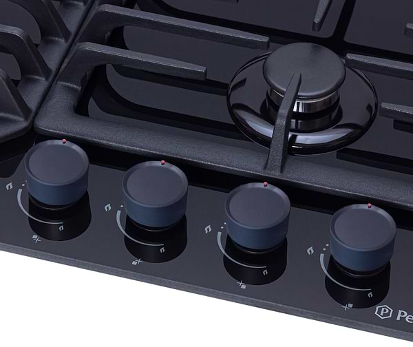 Фото - Варочная панель газовая Perfelli DIAMOND GW69C NERO