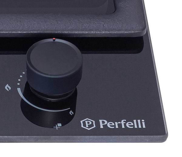 Фото - Варочная панель газовая Perfelli DIAMOND GW69C NERO