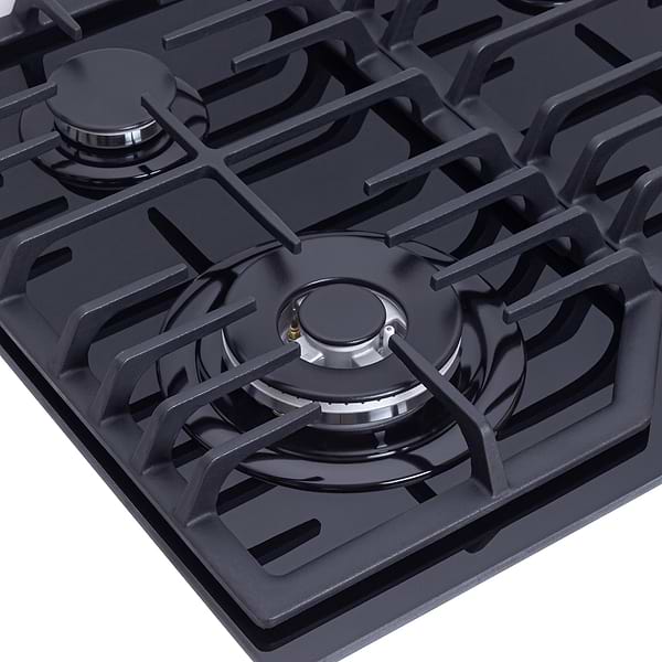 Фото - Варочная панель газовая Perfelli DIAMOND GW69C NERO