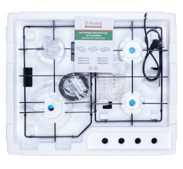 Фото - Варочная панель газовая Perfelli HGG 61414 BL