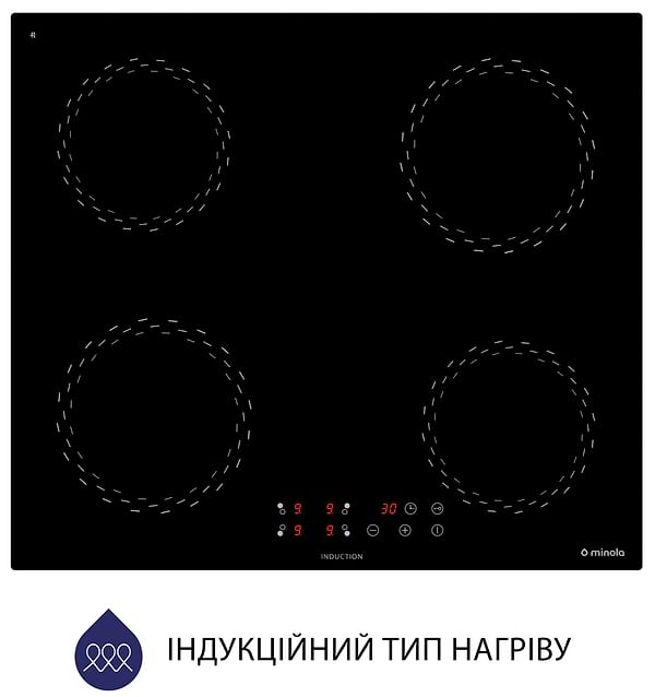Фото - Варильна поверхня електрична Minola MI 6038 KBL
