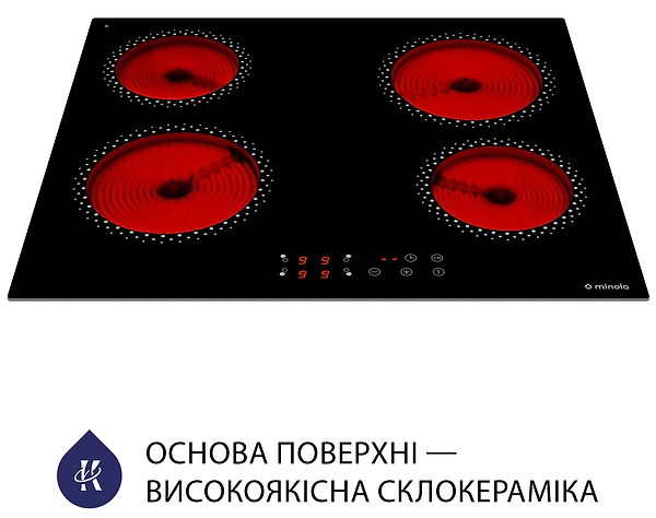 Фото - Варочная панель электрическая Minola MVH 6030 KBL