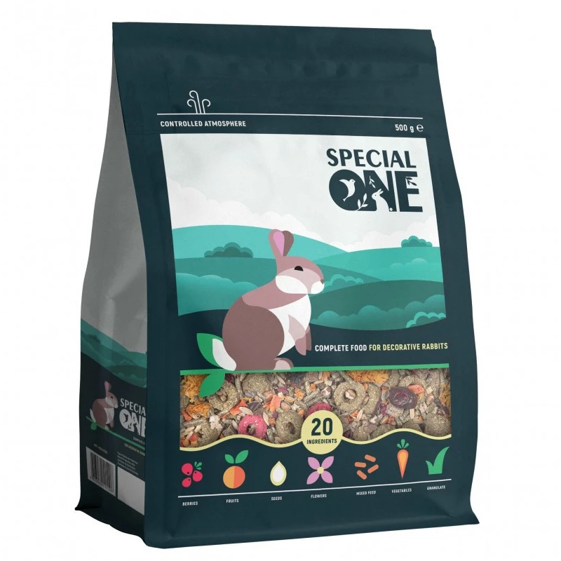 Корм для гризунів Special One для декоративних кроликів 500 г (4823082421206)