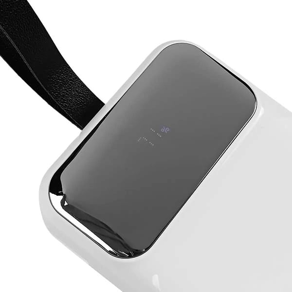 Фото - Батарея мобільна Grunhelm 30.000 mAh White швидка зарядка 22.5W (GP-30WQC)