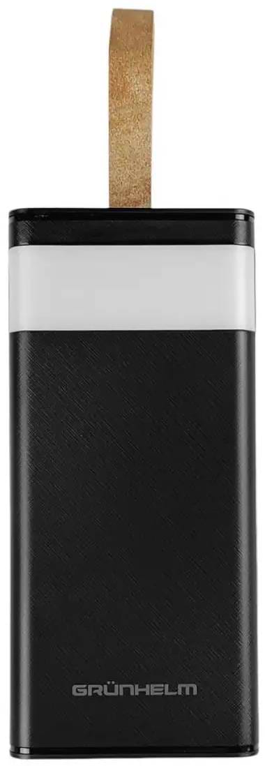 Батарея мобильная Grunhelm 50.000 mAh Black быстрая зарядка 22.5W (GP-50BQC) - Фото 1