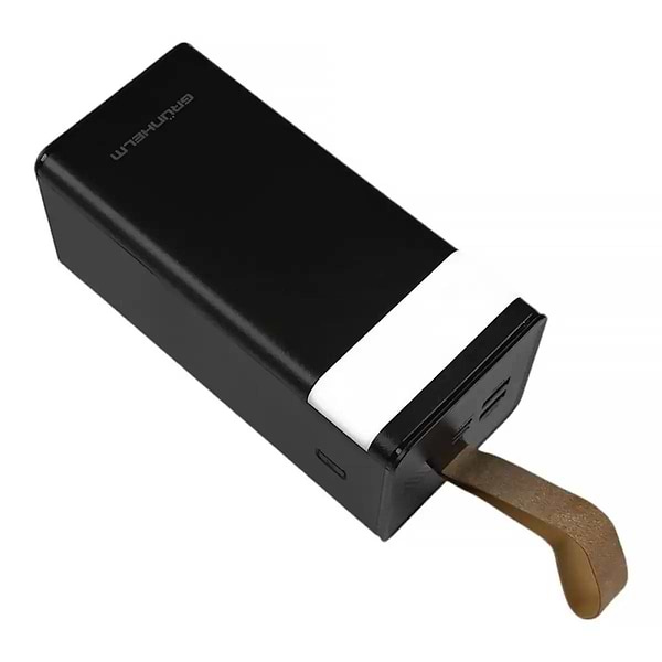 Фото - Батарея мобильная Grunhelm 50.000 mAh Black быстрая зарядка 22.5W (GP-50BQC)