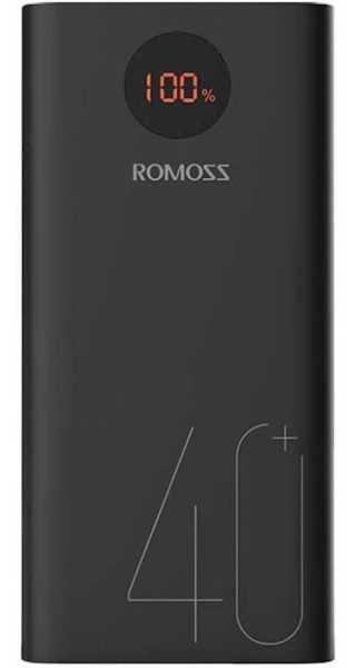 Батарея мобильная Romoss 40000mAh PEA40 22.5W (PEA40-152-2111H) Black