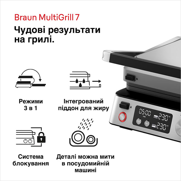 Фото - Гриль-барбекю електричний Braun CG7044