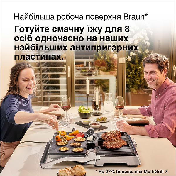 Фото - Уценка - Гриль-барбекю электрический Braun CG9047