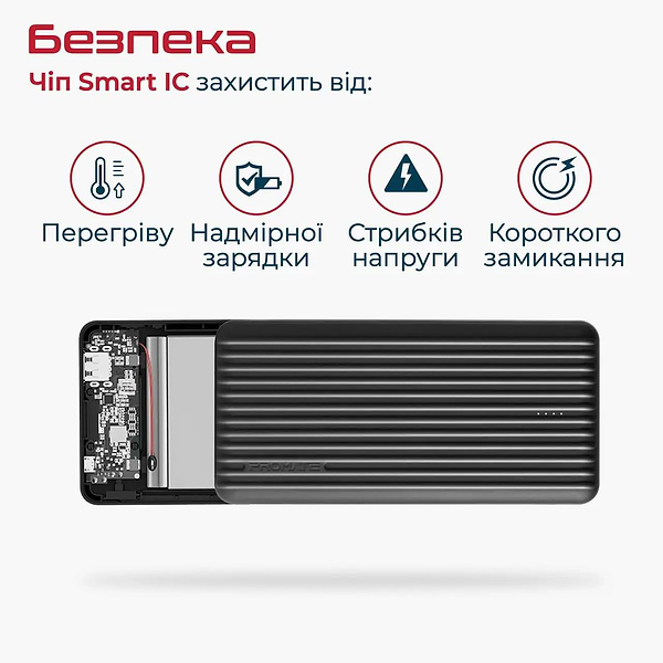 Фото - Батарея мобільна Promate Titan-30С 30000mAh Black
