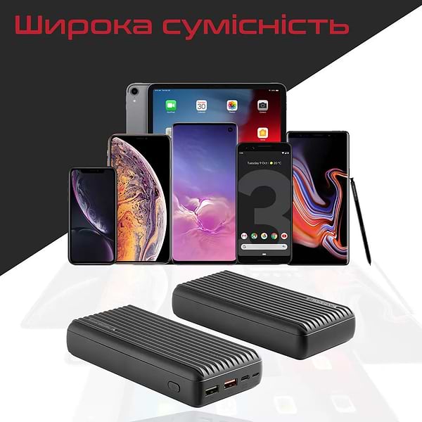 Фото - Батарея мобільна Promate Titan-30С 30000mAh Black