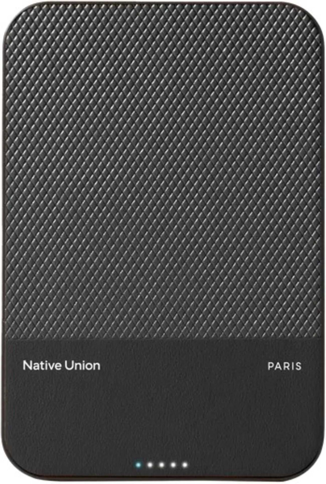 Батарея мобільна Native Union Classic Magnetic Power Bank 10 000mAh Black (PB-10KMS-BLK) - Фото 1