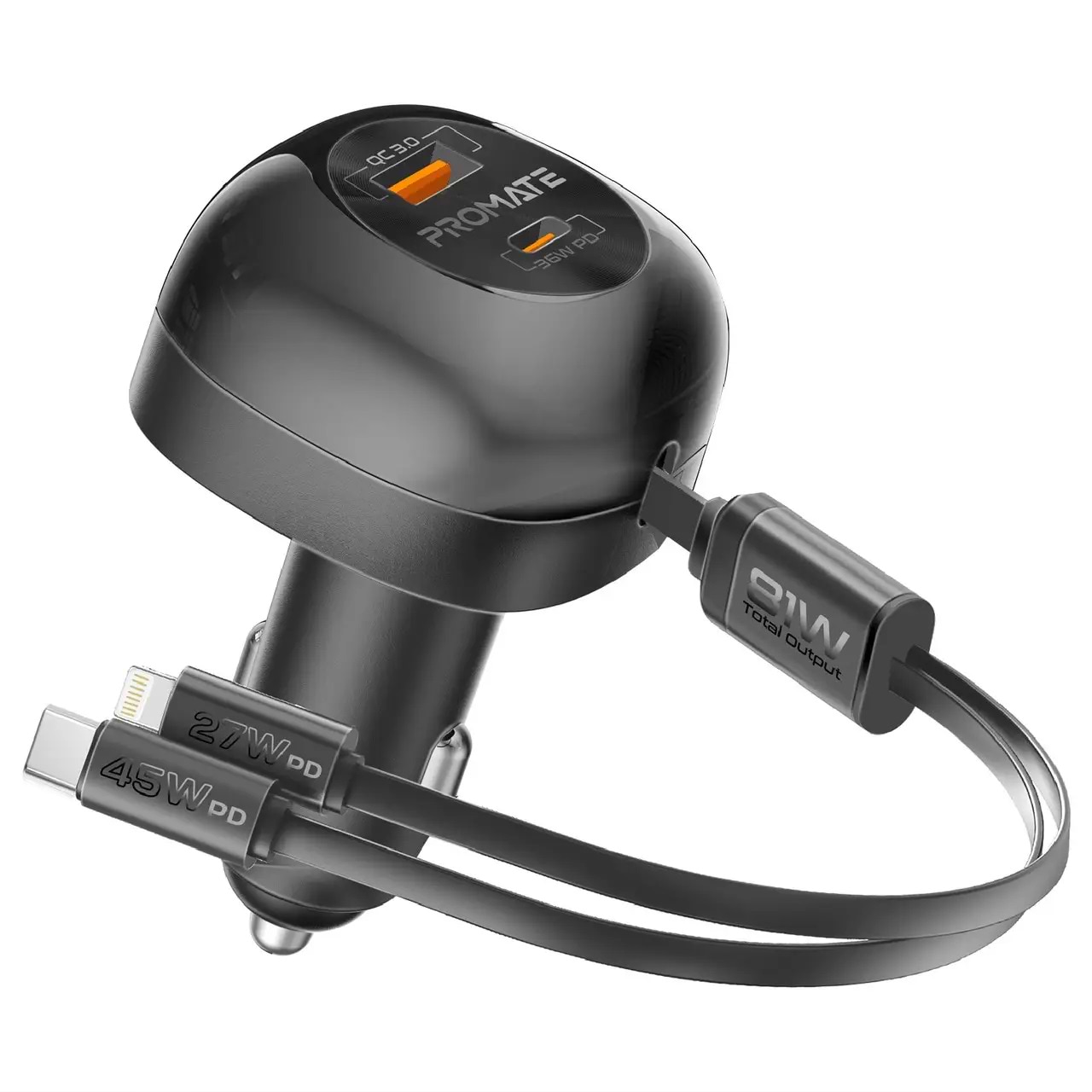 Автомобільний зарядний пристрій Promate powerdrive-rci81
