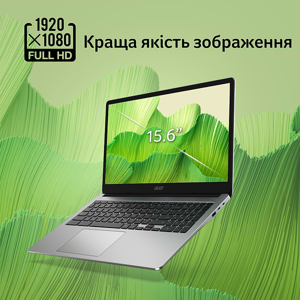 Фото - Ноутбук Acer Chromebook CB315-4HT (NX.KBAEU.001) Silver