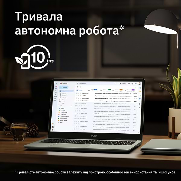 Фото - Ноутбук Acer Chromebook CB315-4HT (NX.KBAEU.001) Silver