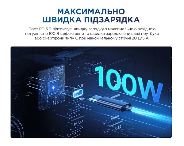 Фото - Зарядна станція універсальна POWERNESS Hiker U1000