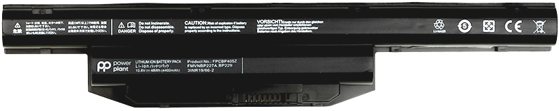 Акумулятор для ноутбука PowerPlant Fujitsu LifeBook E751 (FPCBP426) 10.8V 4400mAh (NB450145)