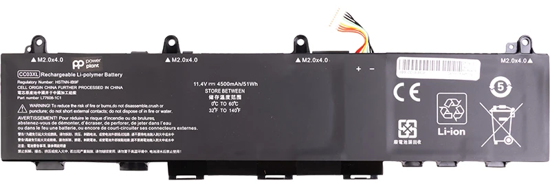 Акумулятор для ноутбука PowerPlant HP EliteBook 850 G7 (CC03XL Type2) 11.4V 4500mAh (NB462544)