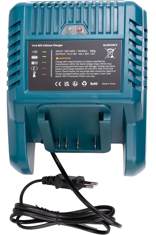 З/У к аккумуляторной батарее для электроинструментов PowerPlant для BOSCH AL3620CV, 14.4V-36V, 3A/2A, Li-ion (TB921676)