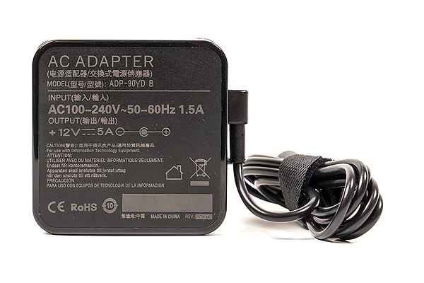 Фото - Зарядное устройство для ноутбука PowerPlant 220V 12V 60W 5A (WMKD00MS0042)