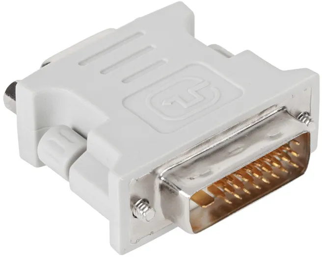 Купити Перехідник PowerPlant DVI-D M - VGA F White (CA910298) - Фото 1 Перехідник PowerPlant DVI-D M - VGA F White (CA910298) - Фото 1
