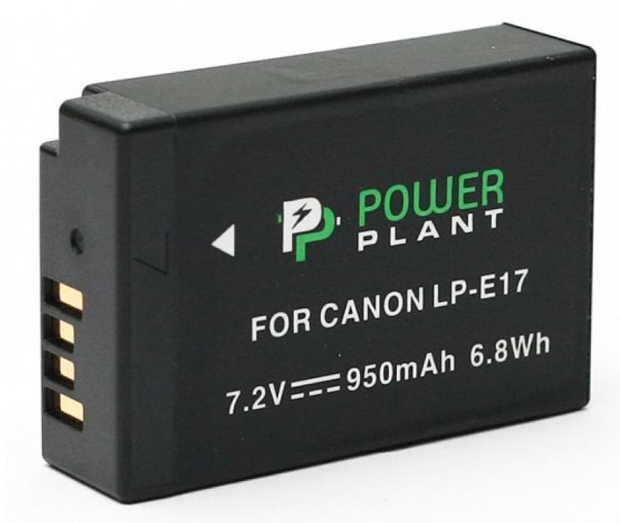 Купити Акумулятор для фотокамери PowerPlant Canon LP-E17 950mAh (DV00DV1410) - Фото 1 Акумулятор для фотокамери PowerPlant Canon LP-E17 950mAh (DV00DV1410) - Фото 1
