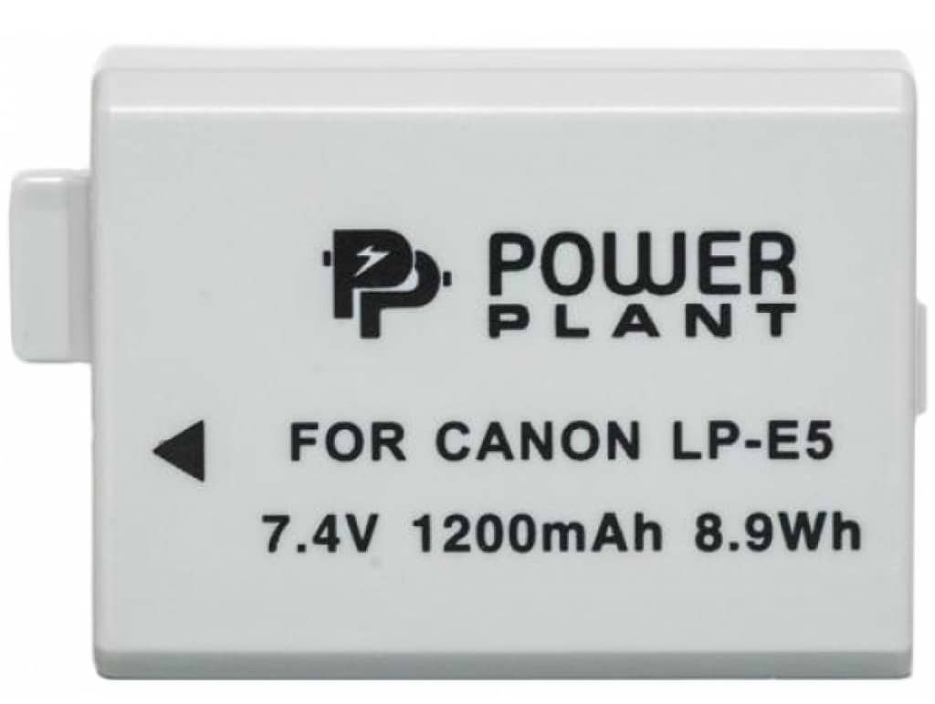Аккумулятор для фотокамеры PowerPlant Canon LP-E5 1200mAh (DV00DV1225)