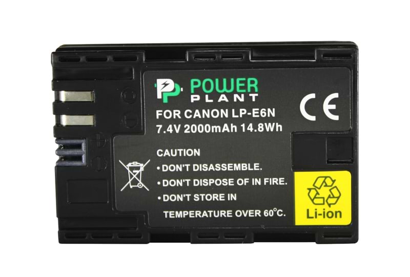 Аккумулятор для фотокамеры PowerPlant Canon LP-E6N 2000mAh (DV00DV1405)