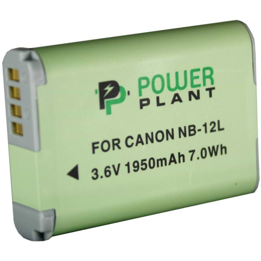Акумулятор для фотокамери PowerPlant Canon NB-12L 1950mAh (DV00DV1404)