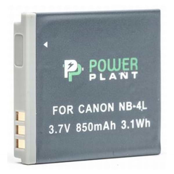 Фото - Аккумулятор для фотокамеры PowerPlant Canon NB-4L 850mAh (DV00DV1006)