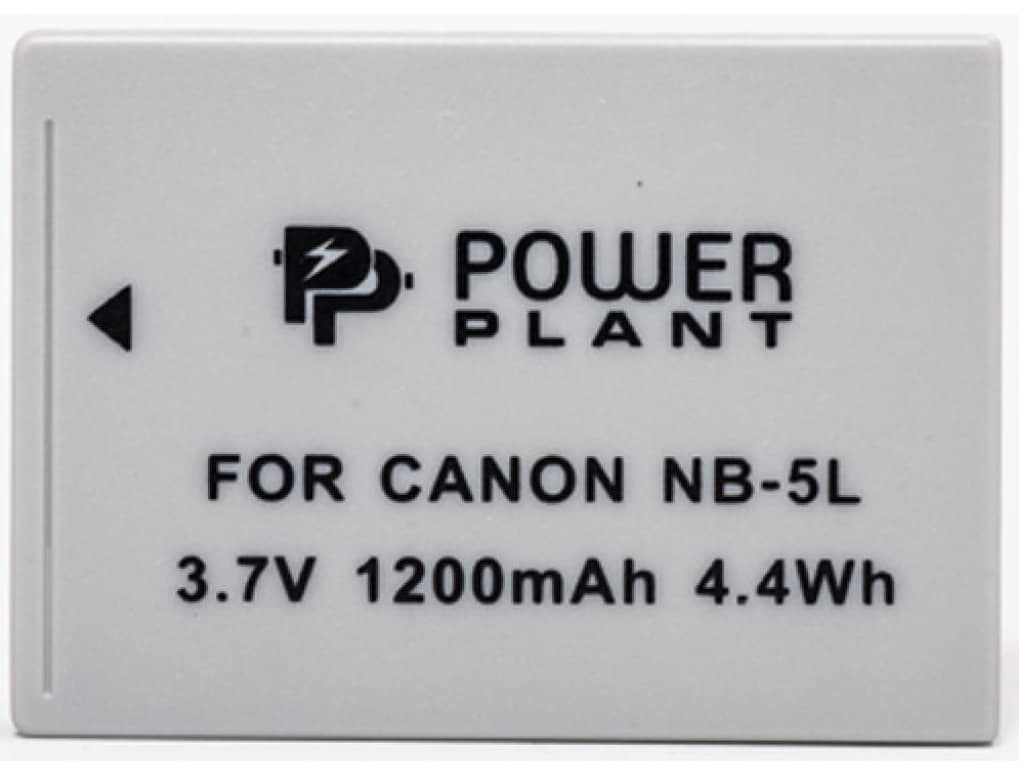 Аккумулятор для фотокамеры PowerPlant Canon NB-5L 1200mAh (DV00DV1160)