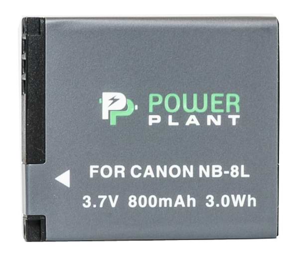Фото - Акумулятор для фотокамери PowerPlant Canon NB-8L 800mAh (DV00DV1256)