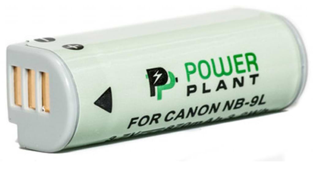 Аккумулятор для фотокамеры PowerPlant Canon NB-9L 870mAh (DV00DV1282)