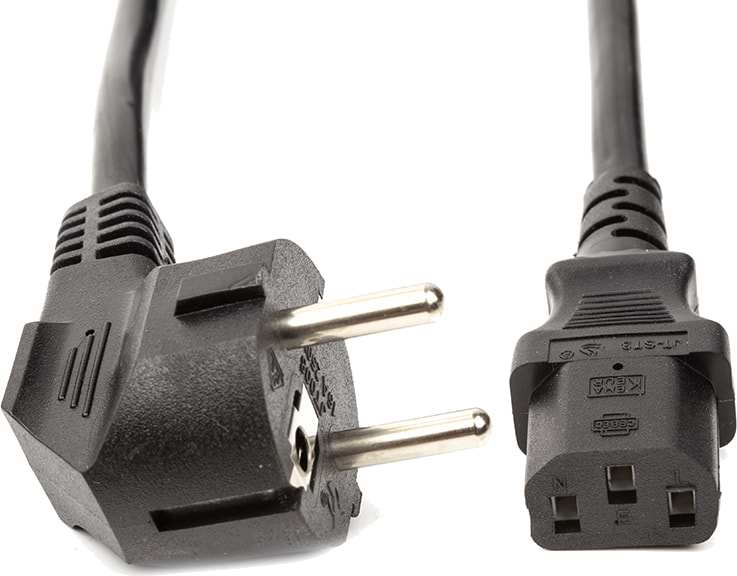 Кабель живлення PowerPlant CEE7/17-C13 5 m Cu 3x1.5 мм2 (CC360345)