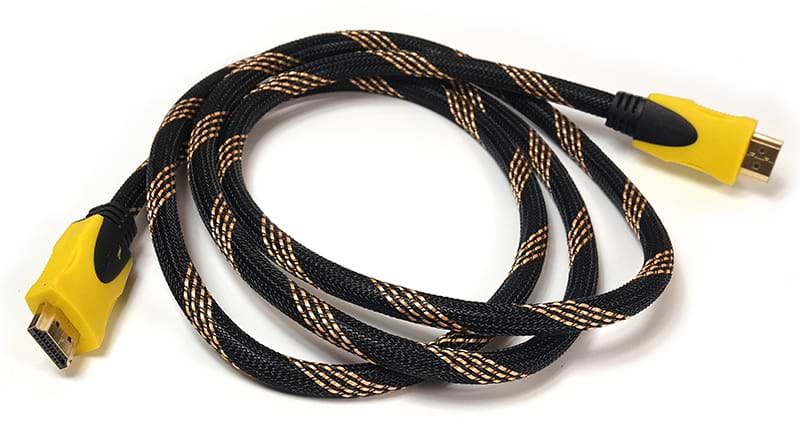 Кабель HDMI PowerPlant HDMI - HDMI 1.5m Nylon (KD00AS1177)